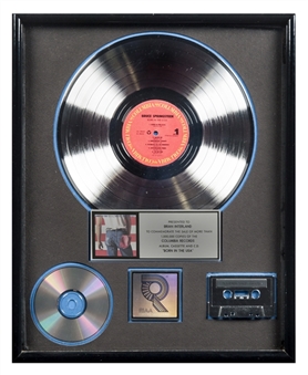 Bruce Springsteen "Born In The USA" RIAA Certified Platinum Album (LOA from Recipient)